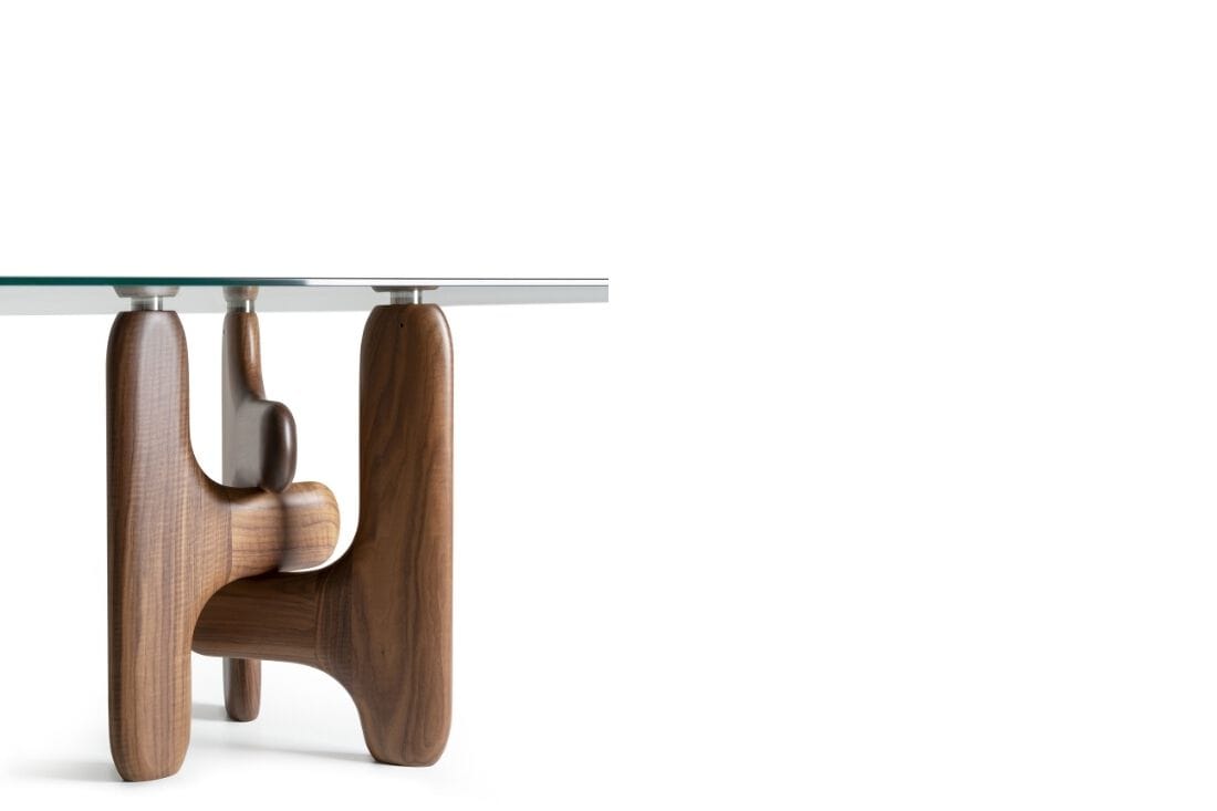 Круглый стол с твердой деревянной основой Pacini & Cappellini Clifford ARCH-00100263 - Вид №2