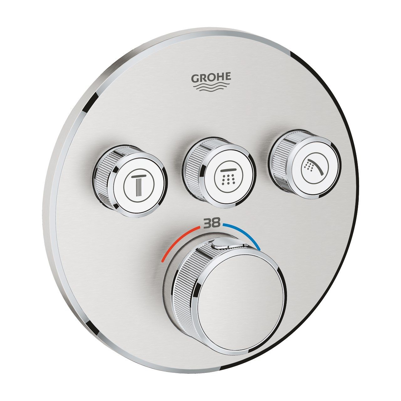 3-ходовой термостатический смеситель Grohe Grohtherm SmartControl ARCH-00143248 - Вид №14
