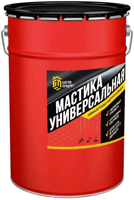 90445818 Мастика битумная BP-007 универсальная 5 кг STLM-0225255 БИТУМ ПРОДУКТ