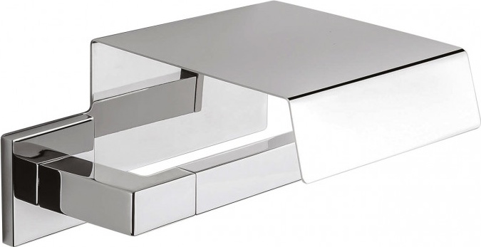 B3791 BasicQ Держатель туалетной бумаги с крышкой COLOMBO Basic Q Colombo Design