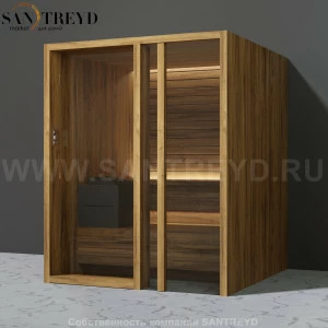 Effegibi YOKU.G60 SA.70300017 Сауна с правой дверью. Мощность: 6 кВт макс. Размеры: длина 174 см, ширина 170 см. Отделка: термообработанное дерево