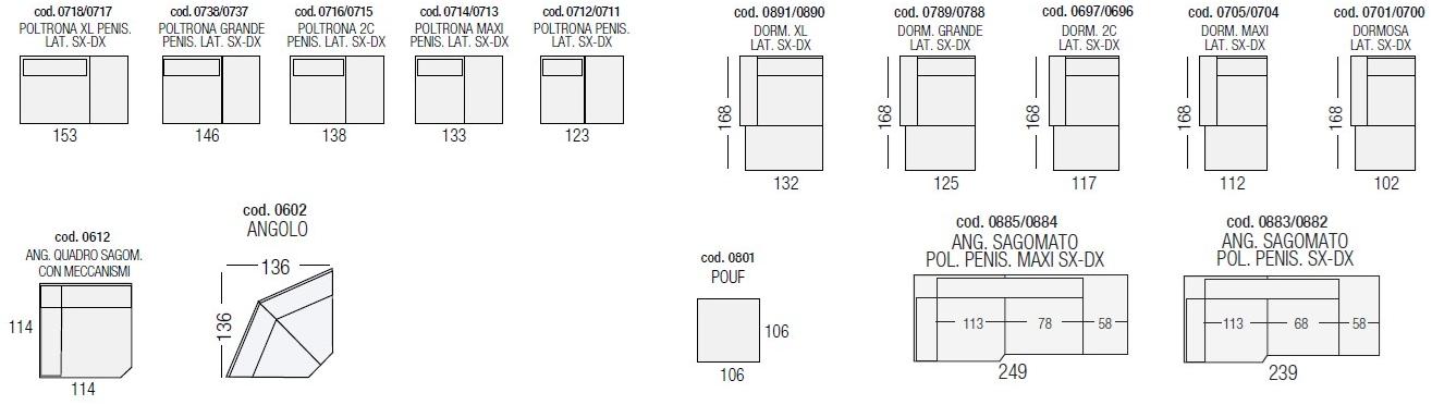 Egoitaliano Модульный угловой диван из кожи с электроприводом Harmony sun-id-1376844 - Вид №4