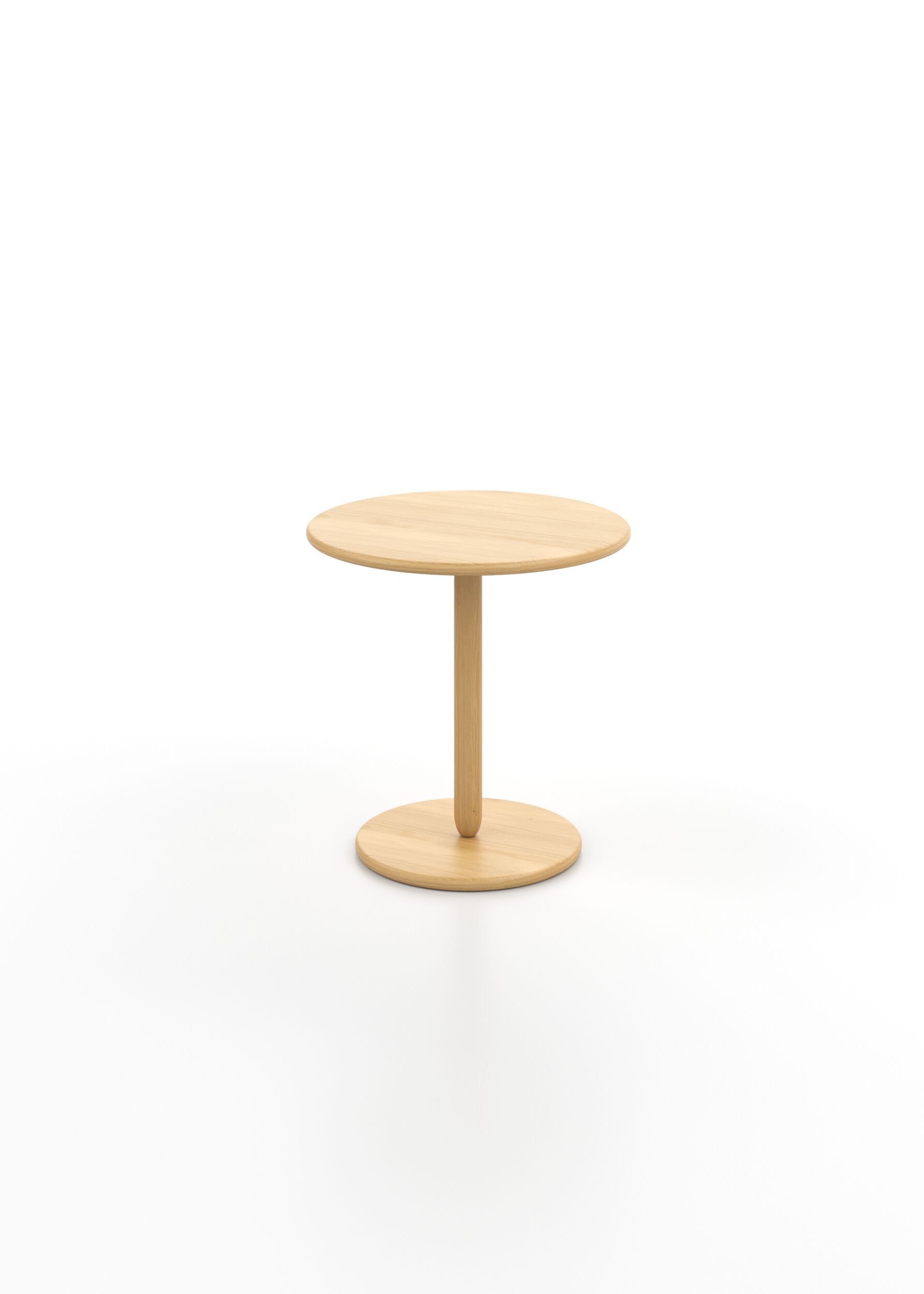 Круглый деревянный журнальный столик Omelette Editions Nua ARCH-00012983 - Вид №4