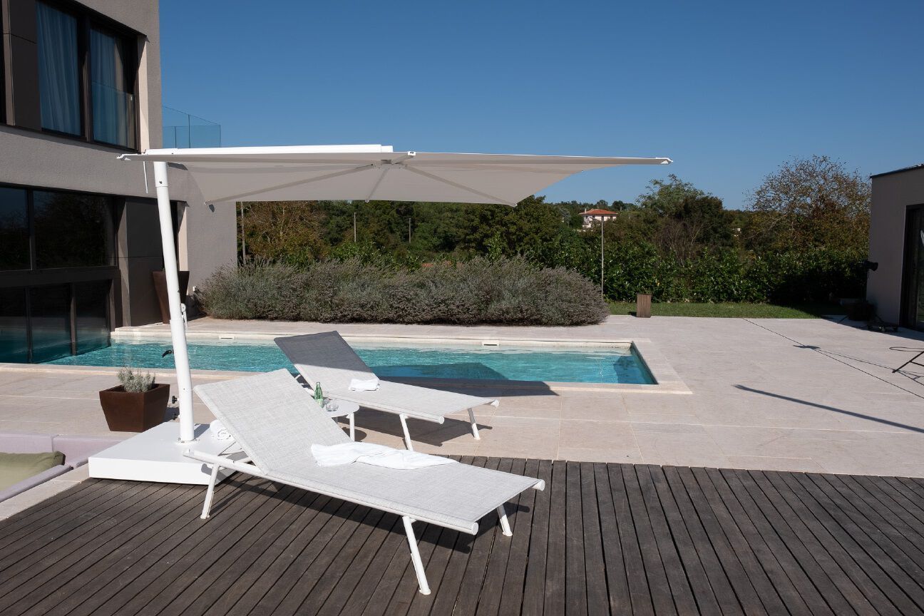 Алюминиевый поворотный зонтик с порошковым покрытием Scolaro Parasol Alba ARCH-00055429 - Вид №1