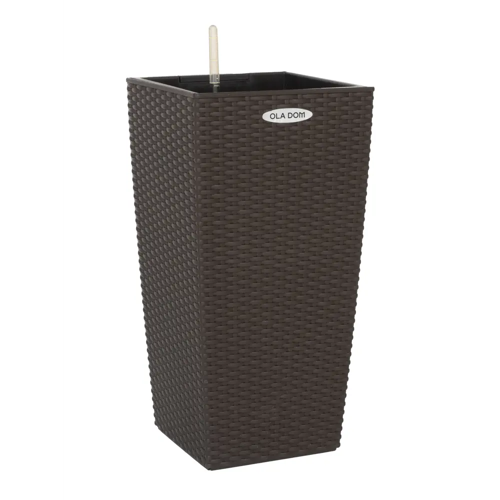 Кашпо для цветов Ola Dom Rattan 14 л коричневый Santreyd STLM-2164144