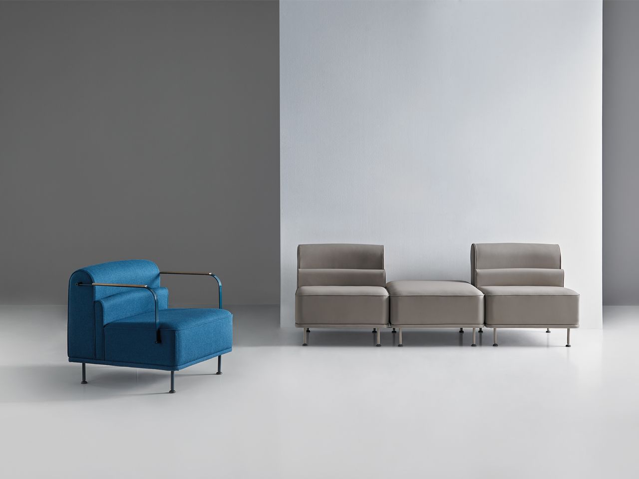 Тканевое кресло с подлокотниками Mobboli Alpe ARCH-00105279 - Вид №3