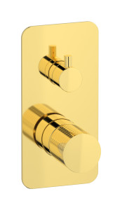 Встроенный смеситель для душа с двухходовым дивертером WE ARE IB ga310oo Gold Gatsby