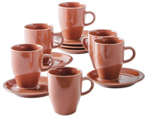 1TG176A93020W Homestyle kaffeebecher набор 12tlg. сиена красный Kahla-porzellan
