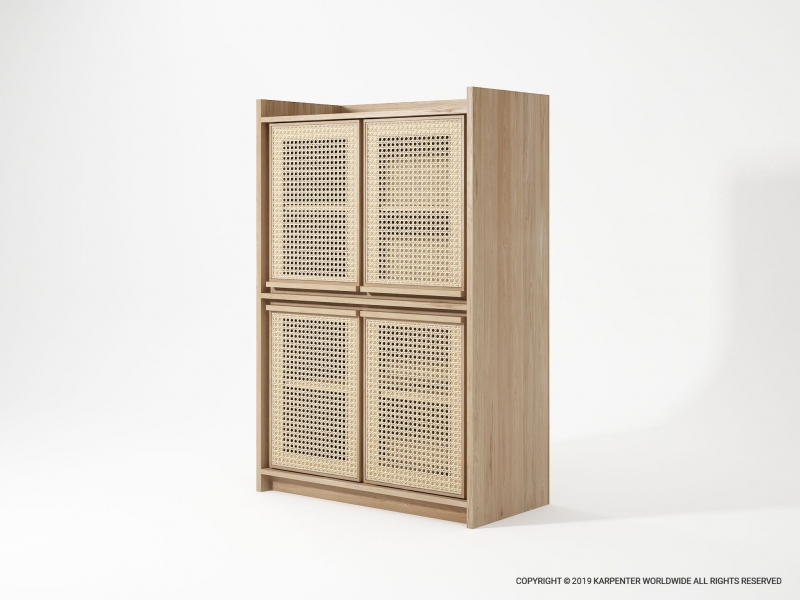 571_1161 Шкаф с 4 дверцами Karpenter ROOTS - Вид №1