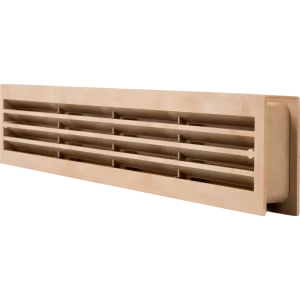 Решётка вентиляционная Вентс МВ 430/2 453x91 мм пластик цвет светлый дуб
