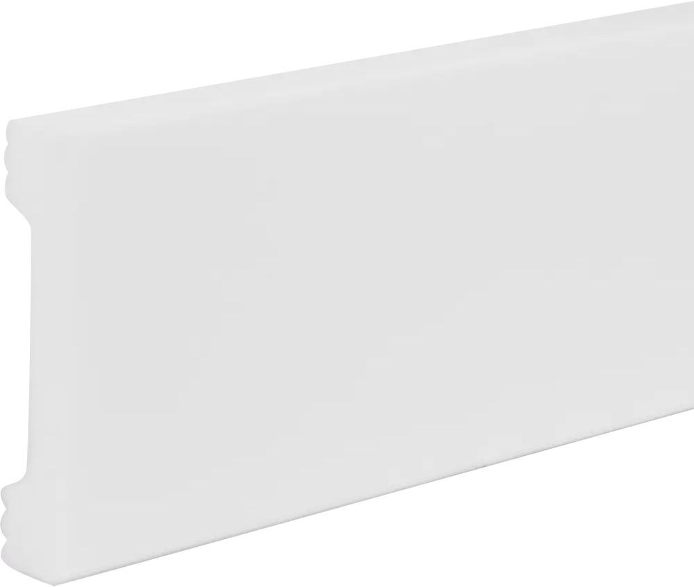 NMC Напольный плинтус квадратный белый 8х200 см для эстетичной отделки 84953809