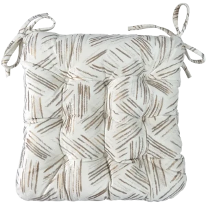 Подушка для стула Linen Way Холланд 36x6x40 см полиэстер бежевый