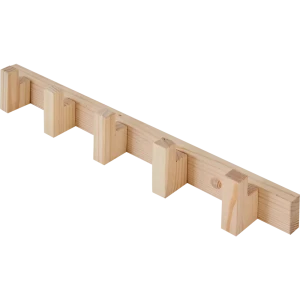 Планка 5 крючков Доктор Баня цвет кедр