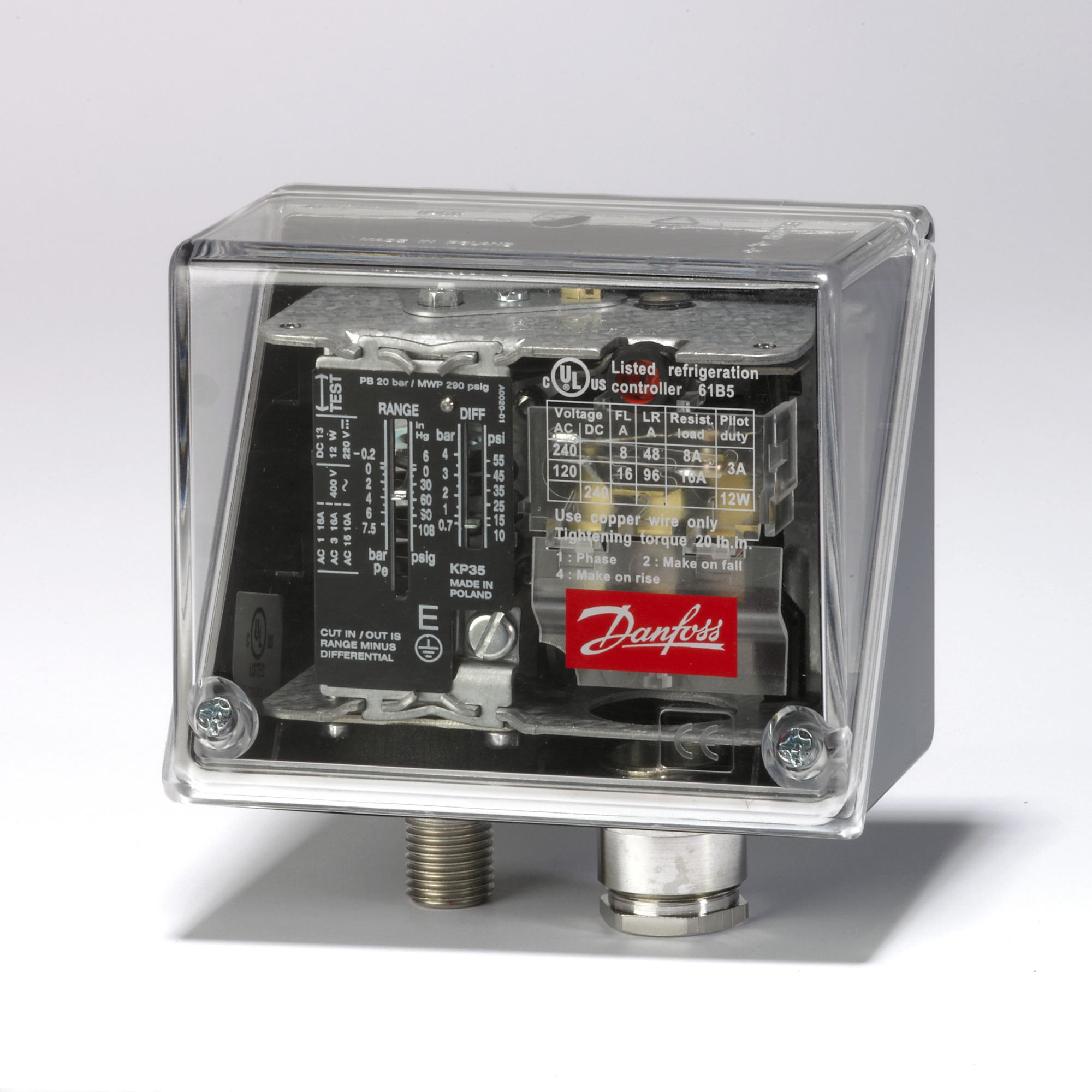 Danfoss KPI — реле давления для общепромышленного применения Реле давления KPI 35 индустр.упак 48шт 060-113066  - Вид №24