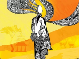 MOMENTI Авторский художественный принт Crazy home paintings Ah-005