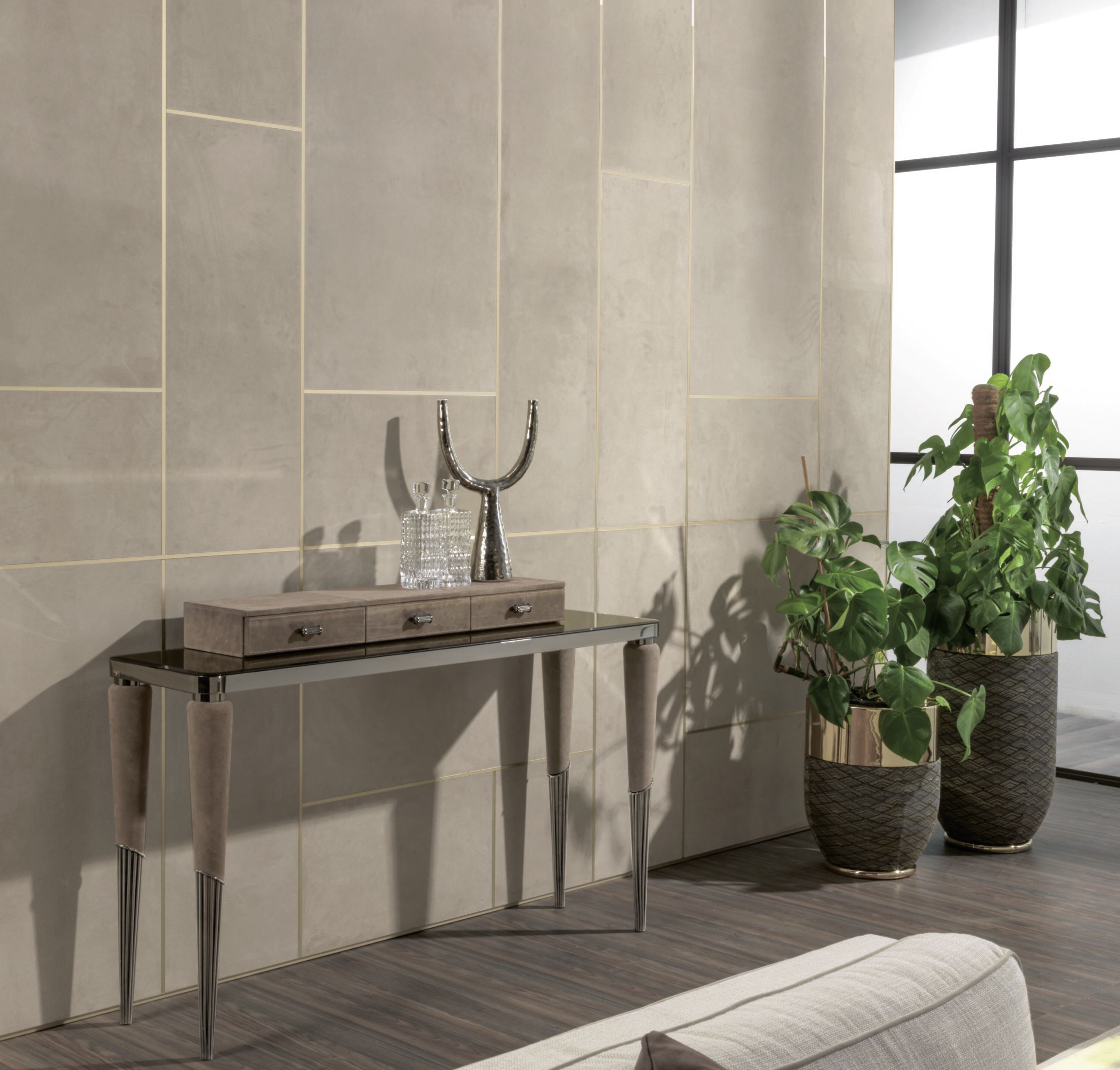 Деревянная обшивка Longhi Алюминиевые шикарные двери ARCH-00125824 - Вид №4