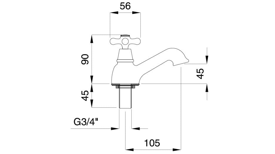 Смеситель для раковины Gaia Mobili Complements ARCH-00121772 - Вид №2