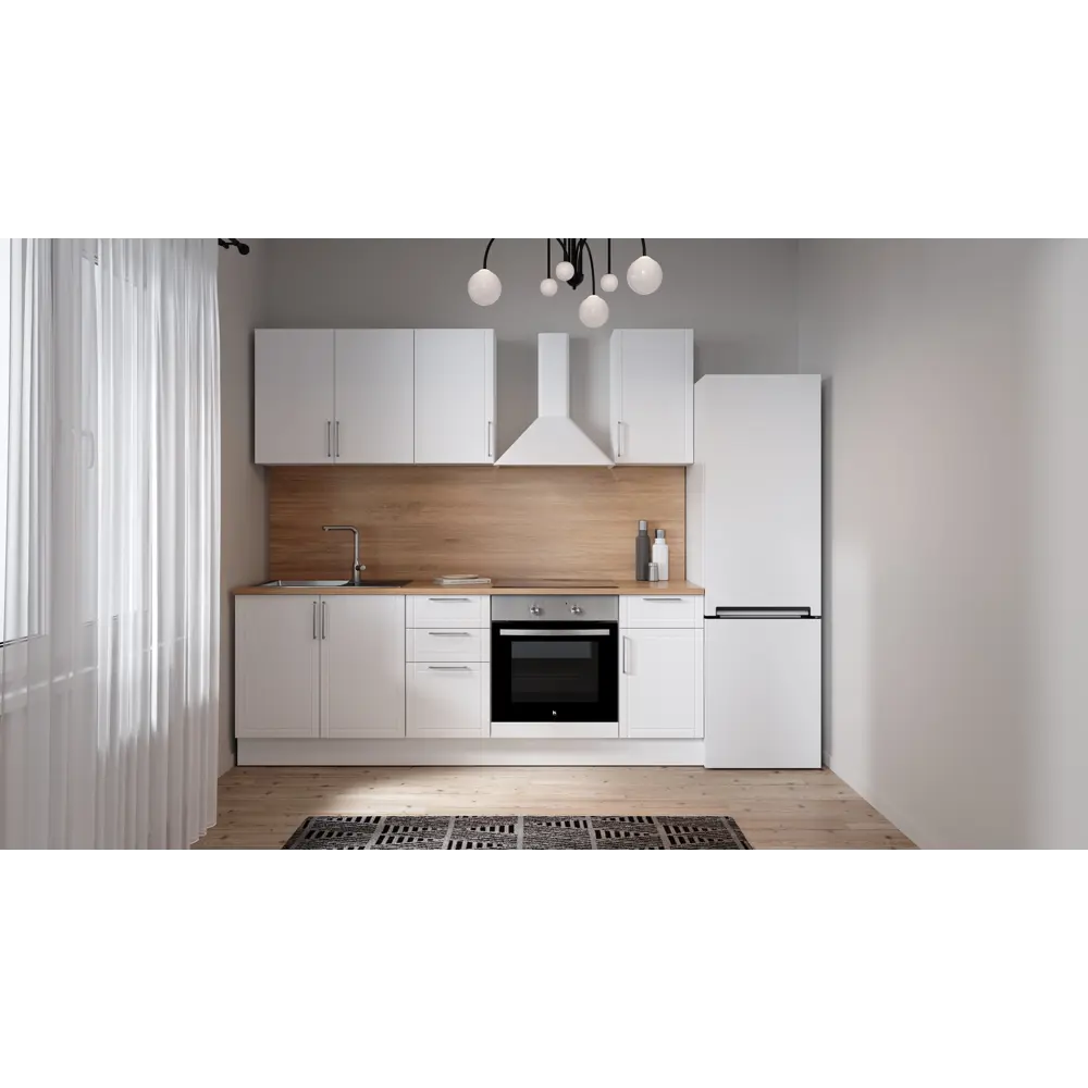 Фасад для кухонного шкафа Агидель 59.7x7.3 см KONSENSA ЛДСП цвет белый STLM-2194037 - Вид №5