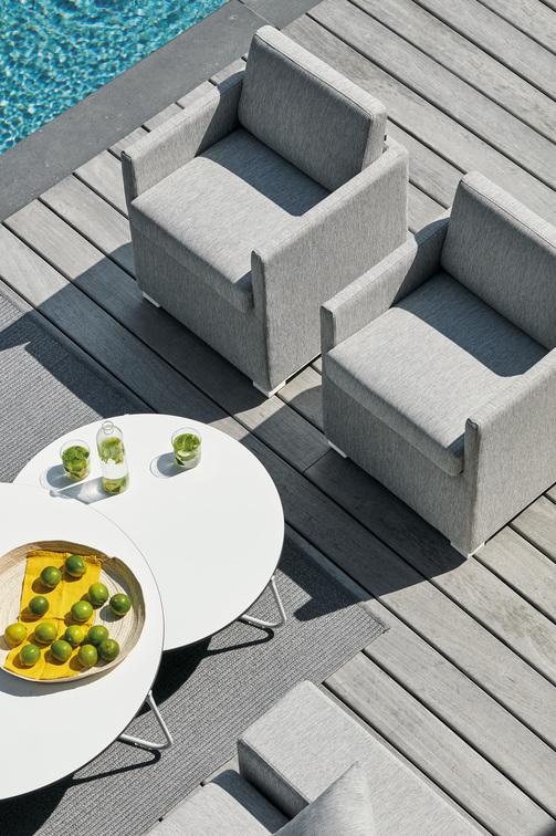 Кресло для отдыха lotus smokey 99 Manutti Zendo MNST819 - Вид №4