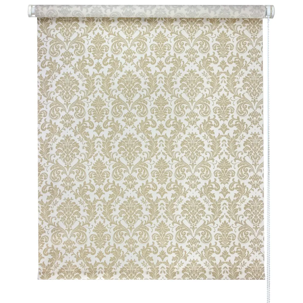 Штора рулонная Legrand Дамаск 60x175 см экрю 86542171 STLM-2197287 DOMLEGRAND