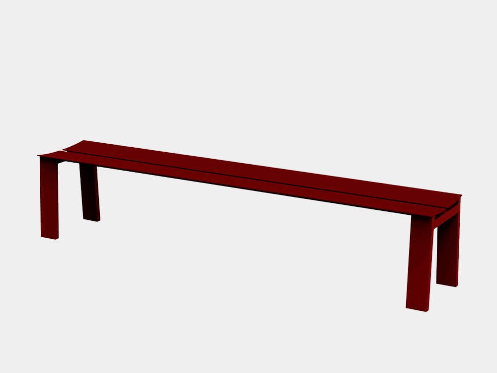 Алюминиевая скамья с порошковым покрытием RS Barcelona Seu ARCH-00067573 - Вид №13