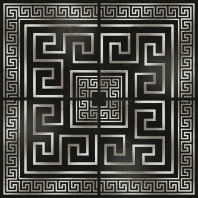 Панно Спарта черный 1200х1200 Керамика Будущего sun-id-329976