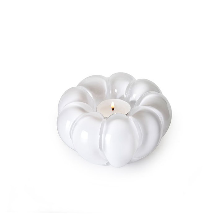 55606 Подсвечник "Падам", белый, 85/120 мм. Maleras 