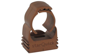 0855831 starQuick® Хомуты — медного цвета для сантехнических труб и труб с электрокабелями для крепления стене, полу или потолку walraven