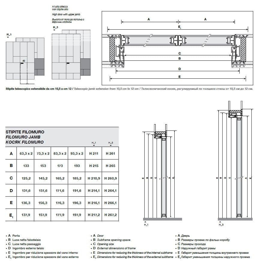 Пробковая распашная дверь Longhi Aluminiun Chic-Doors ARCH-00114223 - Вид №10