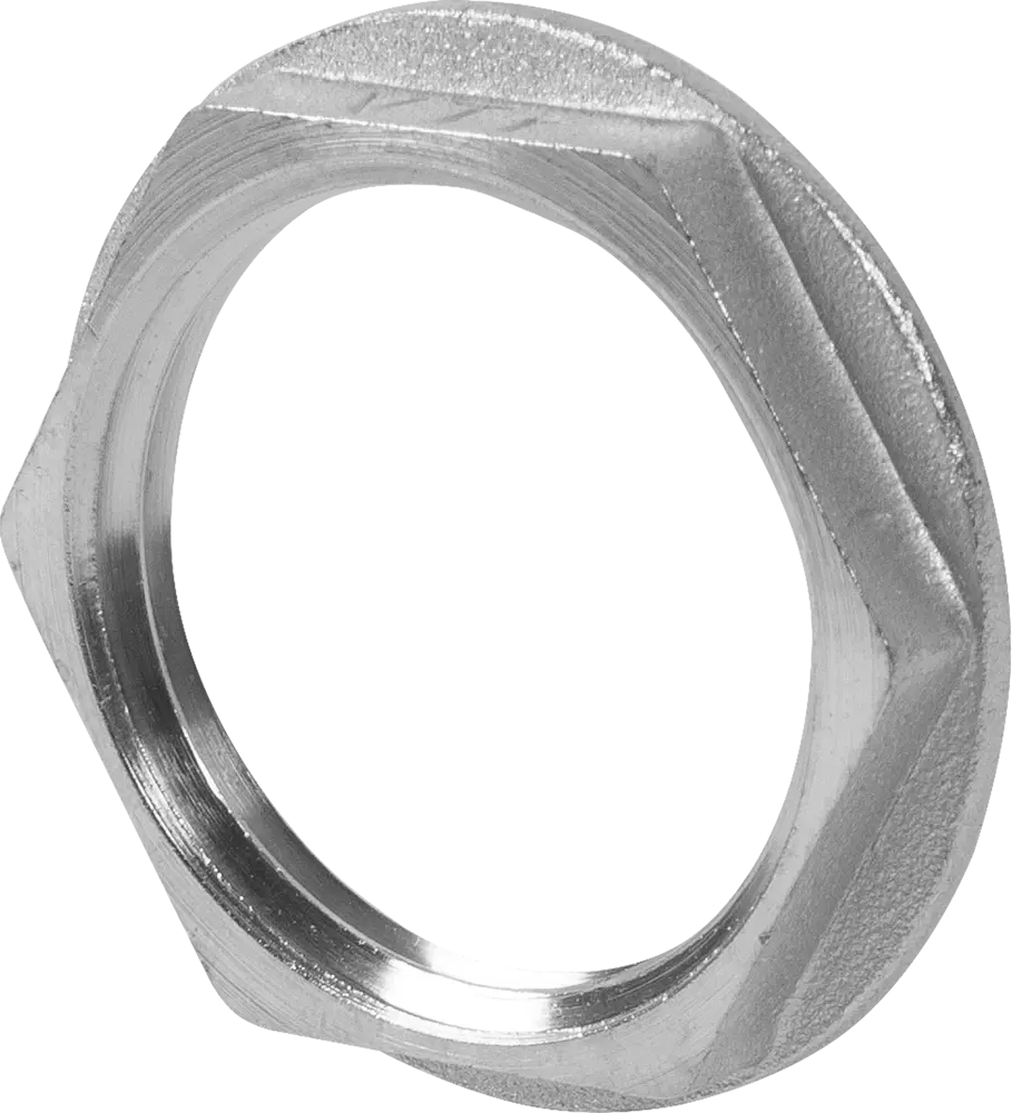 11697237 Контргайка Valtec 1" никелированная латунь STLM-0811293