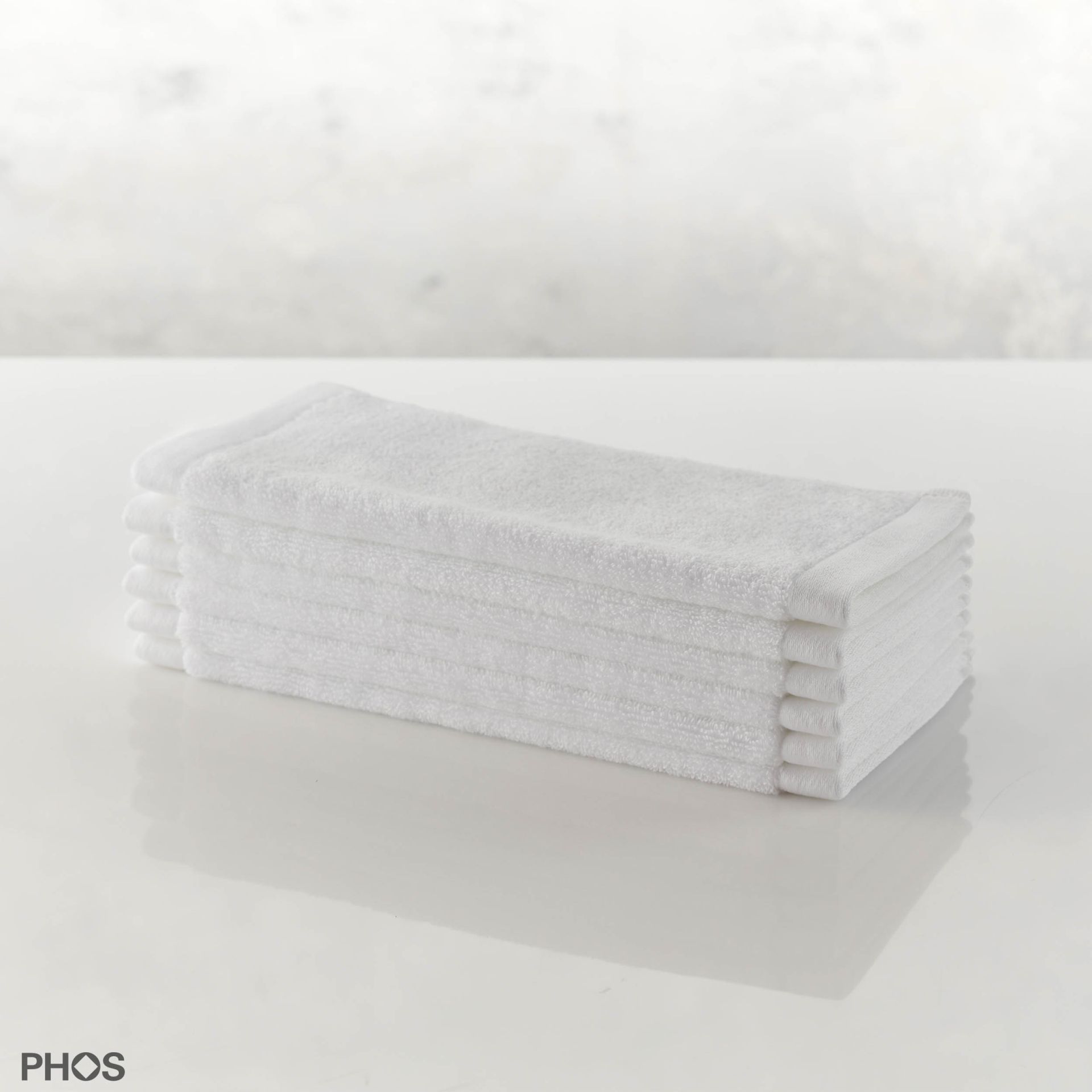 GH-GRACE-Weiss Полотенце гостевое благодать, 30 х 30 см, цвет: белый, 6 шт. PHOS 