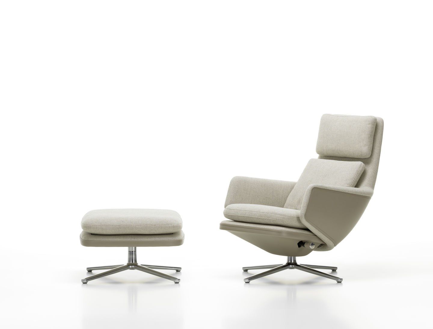 Тканевая мягкая спицевая подставка для ног VITRA Grand Relax ARCH-00011553 - Вид №2