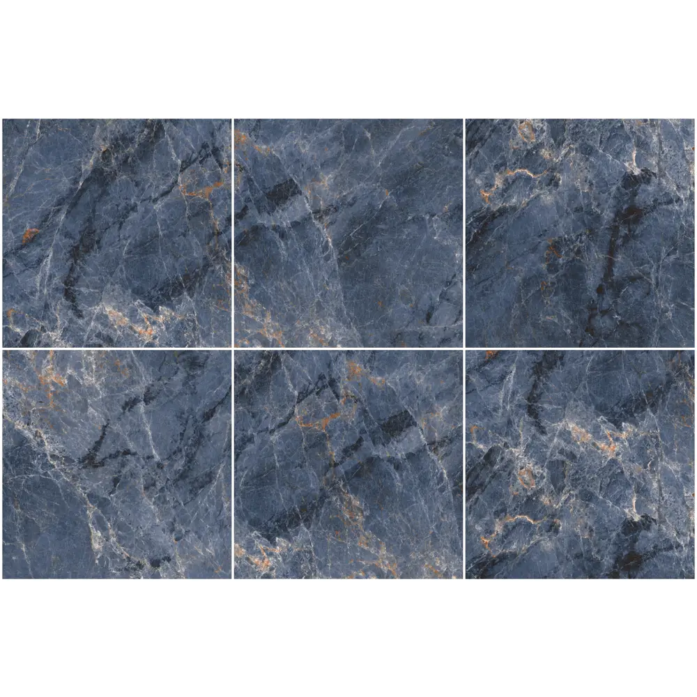 Керамогранит Concor Opera Blue 60×60 см - темно-синий мрамор 89386039 STLM-1525102 - Вид №2