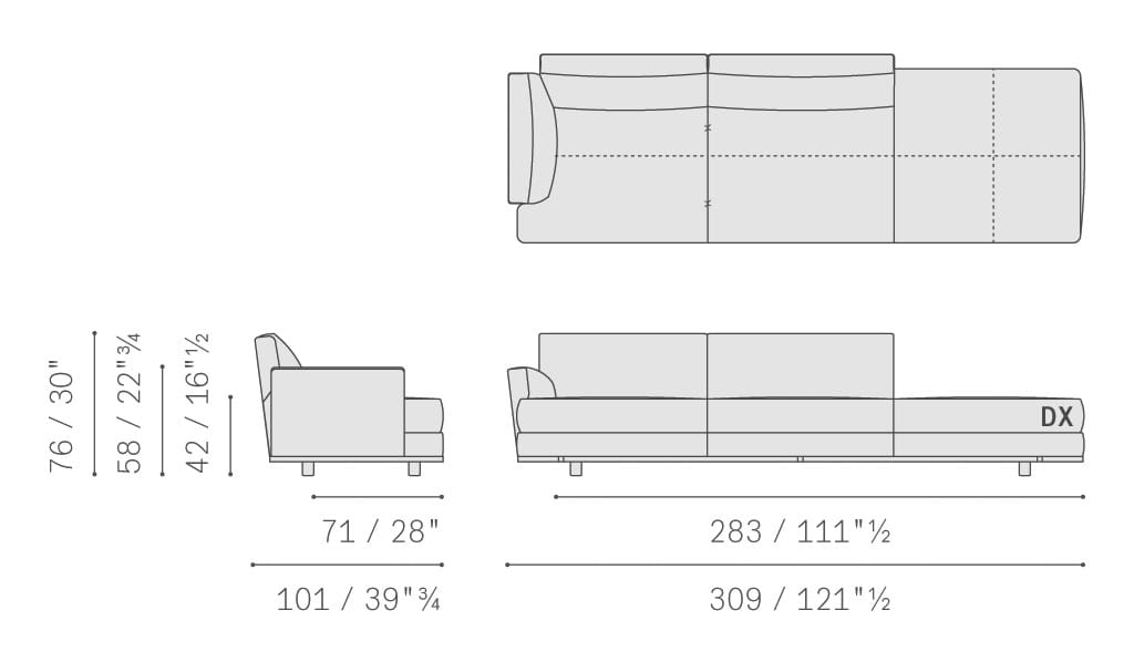 Ткань диван Poltrona Frau коллекция-диваны и кресла ARCH-00054952 - Вид №25