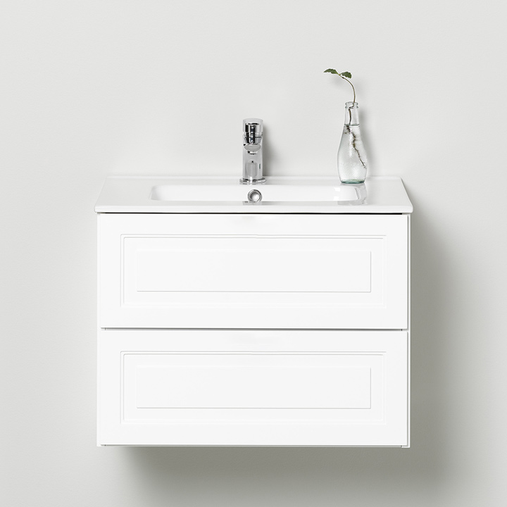 20071241 Шкаф Для Умывальника Dawn 600 Белая Рама, С Открыванием Westerbergs Белый 