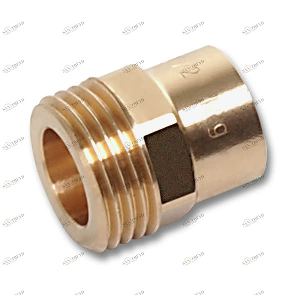 143701512 SANHA 4370 резьб.соединение ВП-НР с плоским уплотн., бронза 15x1/2 мм 