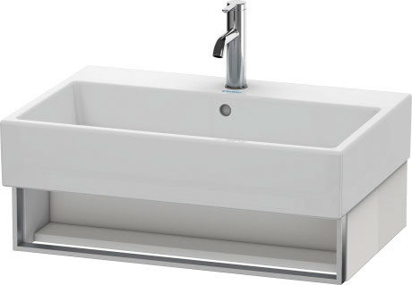 VA602604040 Тумбочка подвесная Vero Air #VA6026 684 x 431 мм Черный глянцевый лак Duravit - Вид №2