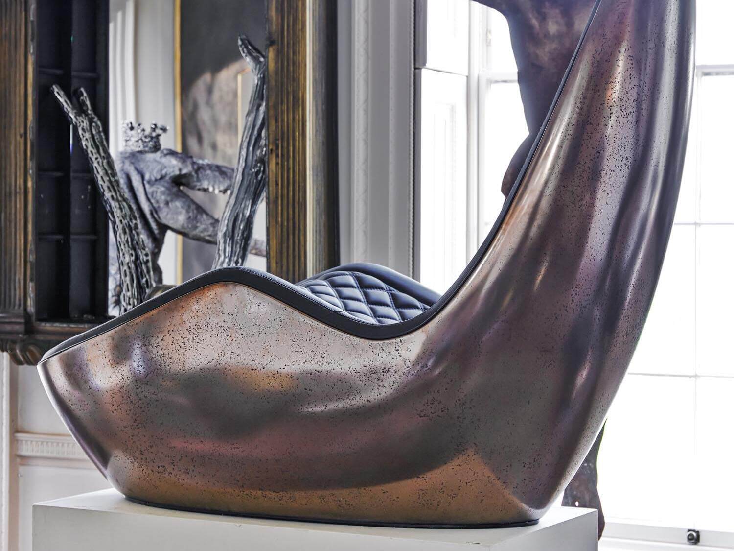 Металлическое кресло с высокой спинкой LO Contemporary CAILLOU ARCH-00124309 - Вид №1