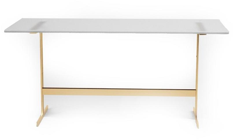 ZALABA Design Прямоугольный стол из стали и стекла Kolb sun-id-1513310 - Вид №1