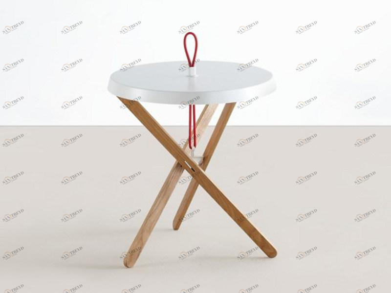 MOX Круглый журнальный столик из стали и дерева sun-id-1419981