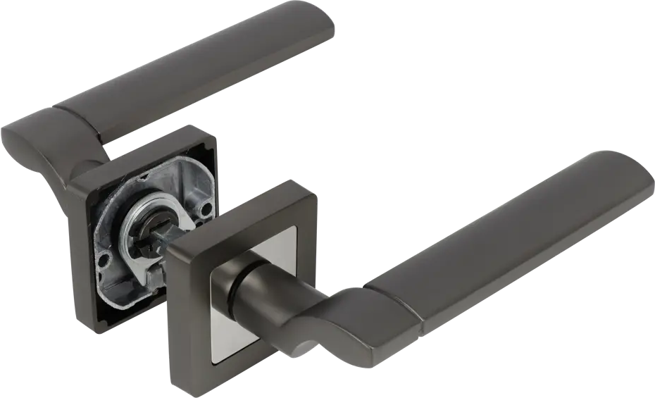 Дверные ручки EDSON EDS-114H-Q1 в цвете графит 85169340