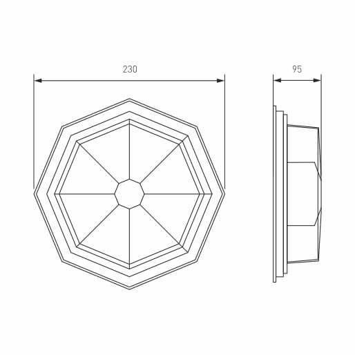 Уличный настенный светильник D 23 см капучино Telarana GL 4690389138591 ELEKTROSTANDARD TELARANA 00-3898313 Коричневый  - Вид №2