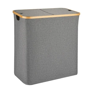 Корзина для белья Сахалин 106 л цвет серый