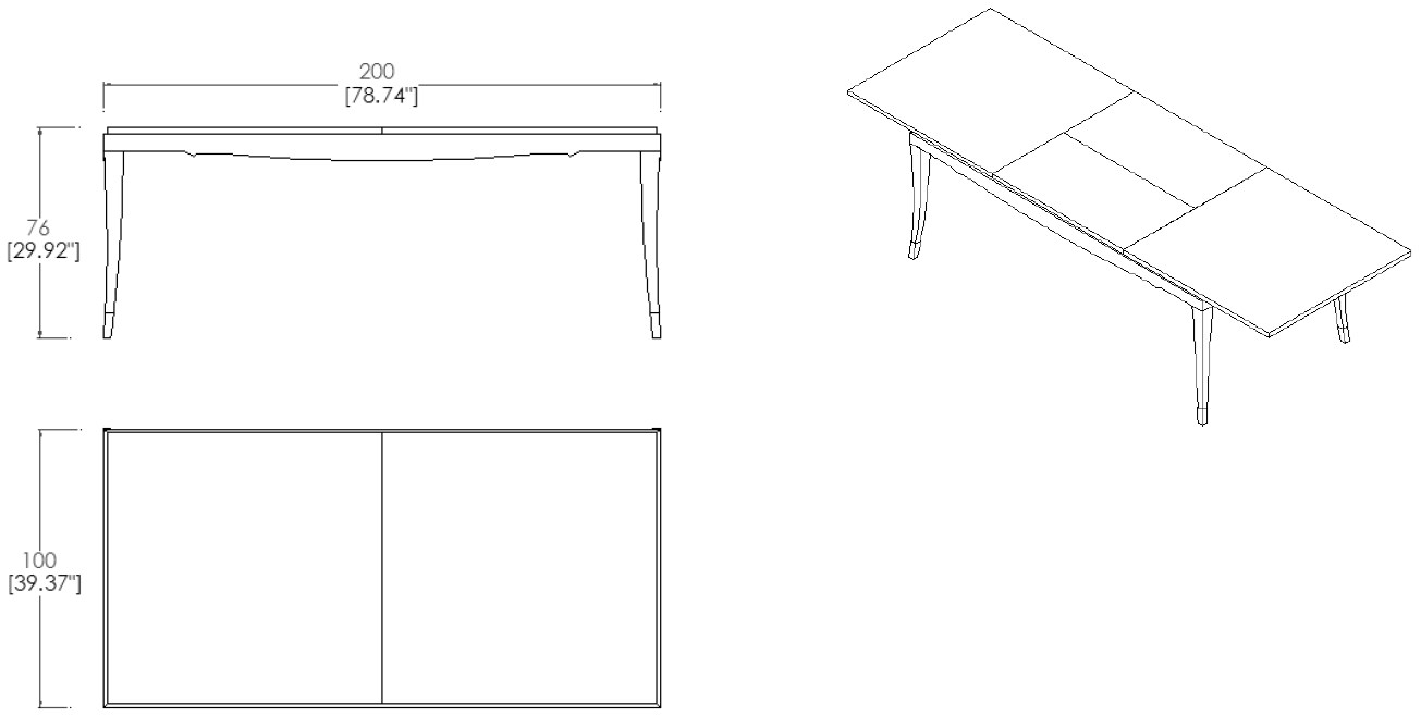 Roche Bobois Прямоугольный обеденный стол Nouveaux classiques sun-id-1468647 - Вид №3