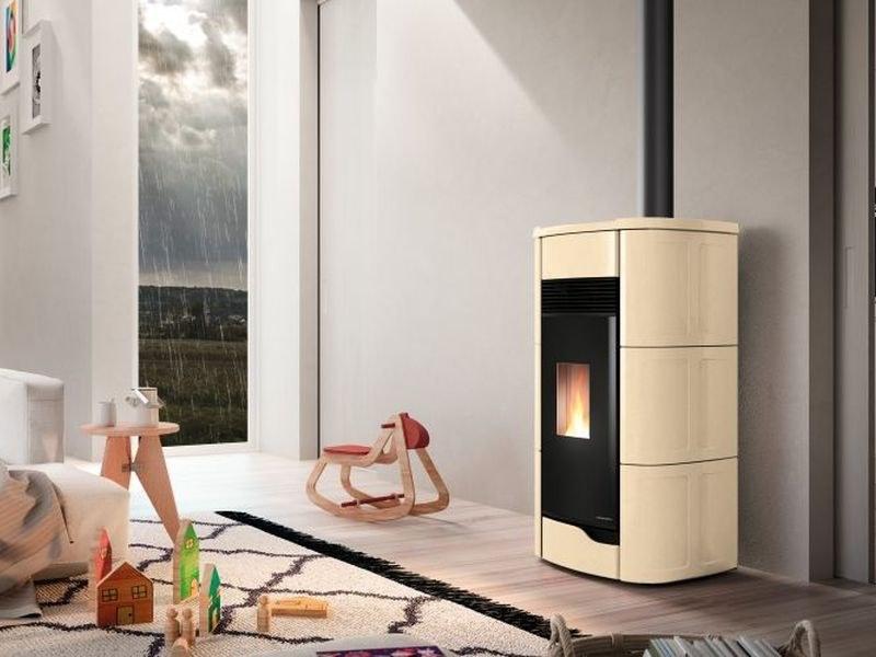 PALAZZETTI Пеллетная печь из керамики для воздушного отопления класс а + Anna sun-id-1367983 - Вид №3