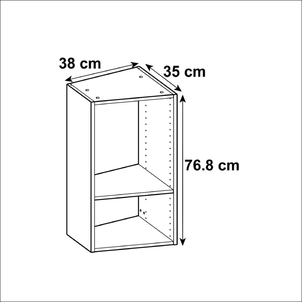 Угловой навесной каркас DELINIA ID для Г-образной кухни 82000376 STLM-0886878 - Вид №7