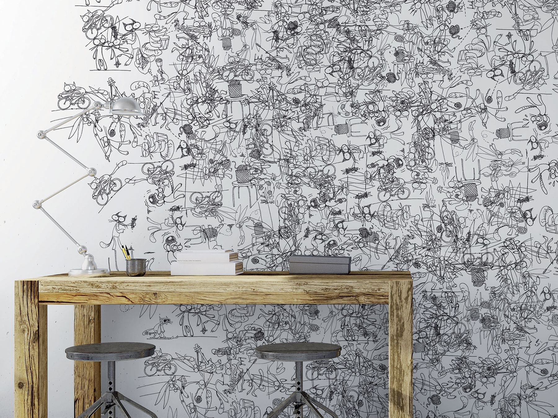 Обои с прорезиненным рисунком Tecnografica коллекции произведений искусства ARCH-00027178