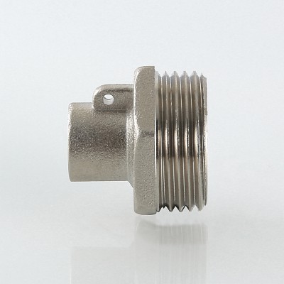 VTr.424.N.M004 Переходник для подключения датчика температуры Valtec M10 х 1/2"  - Вид №4