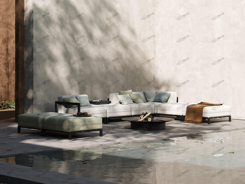 Domkapa Садовый диван из модульной ткани Bondi sun-id-1417098