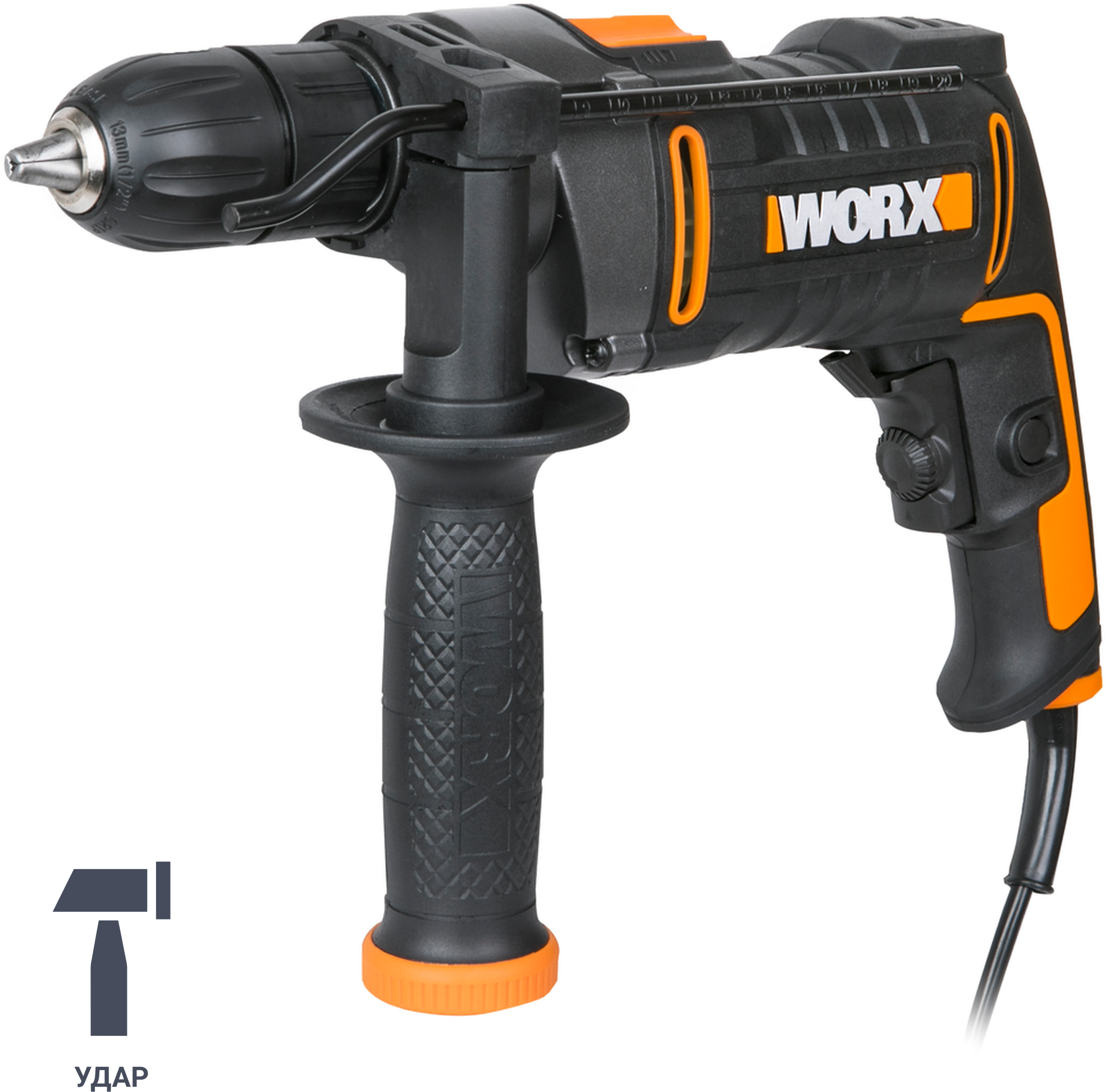 WORX WT322 - ударная дрель 810Вт с быстрозажимным патроном 88279272